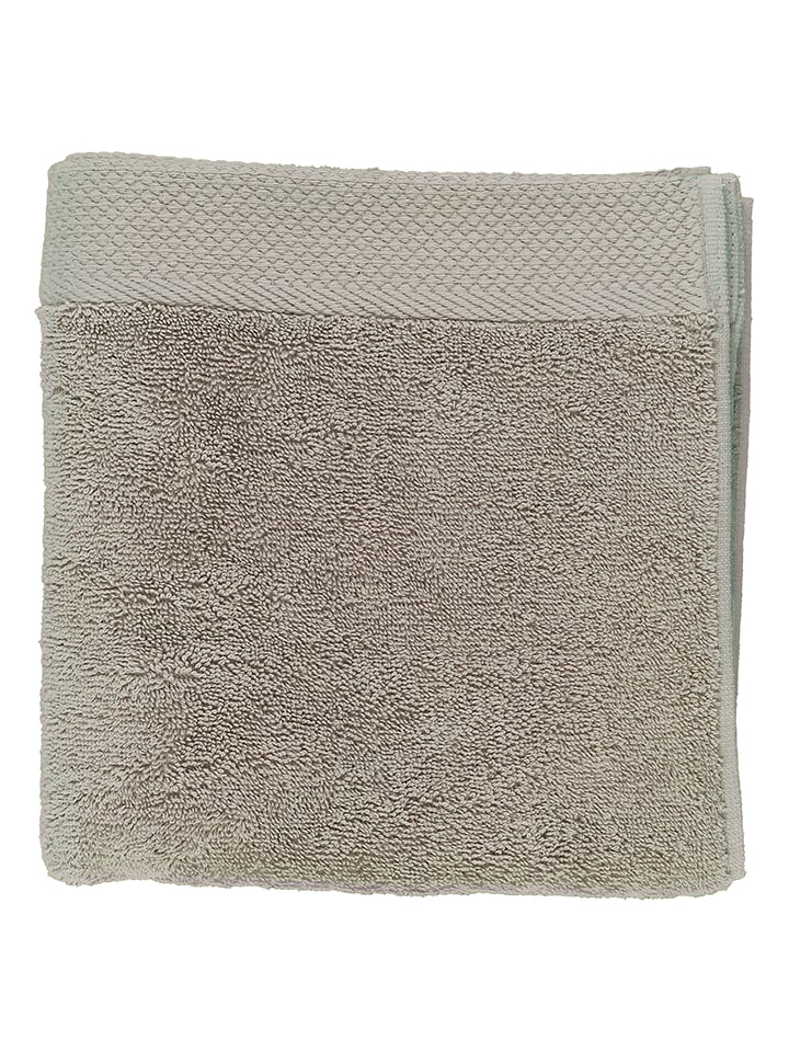 Soft by Perle de Coton Ręcznik "Epo" w kolorze szarobrązowym do rąk rozmiar: 100x150 cm