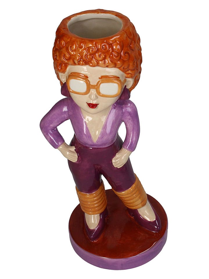 Kersten Wazon "Dancing Queen '80" ze wzorem - 11,5 x 24,2 x 10,3 cm rozmiar: onesize