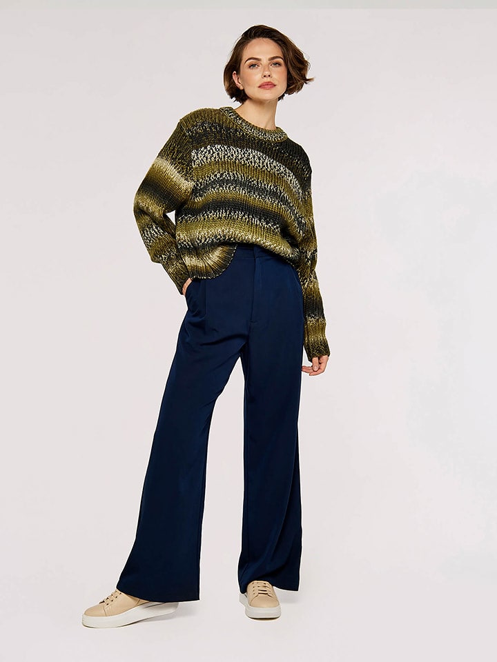 Apricot Sweter w kolorze ciemnozielonym rozmiar: M