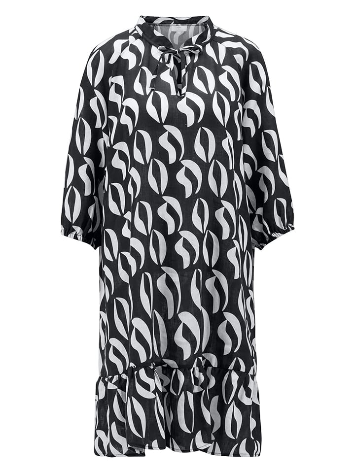 FYNCH-HATTON Lniana sukienka w kolorze czarnym rozmiar: 40