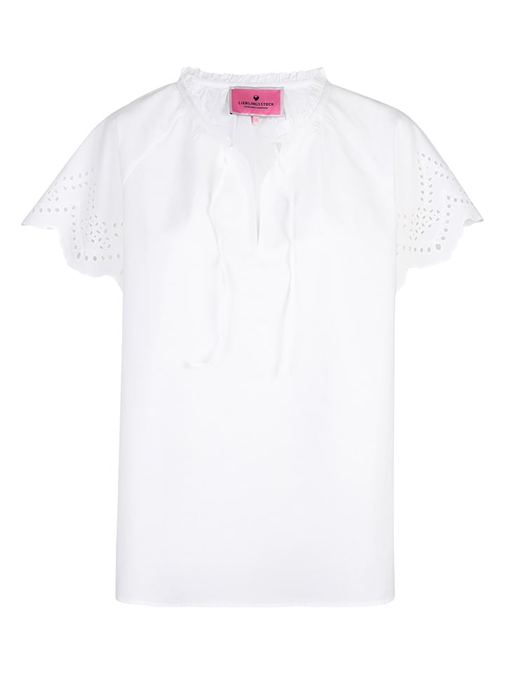 LIEBLINGSSTÜCK Bluzka w kolorze białym rozmiar: 36