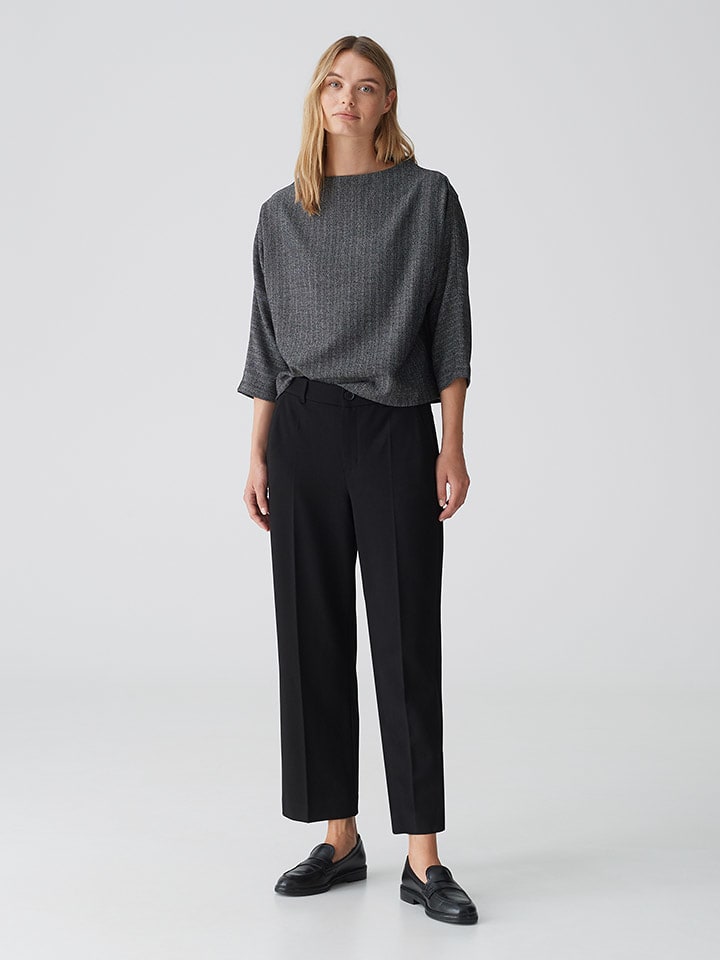 OPUS Bluzka "Gisha" w kolorze antracytowym rozmiar: 36