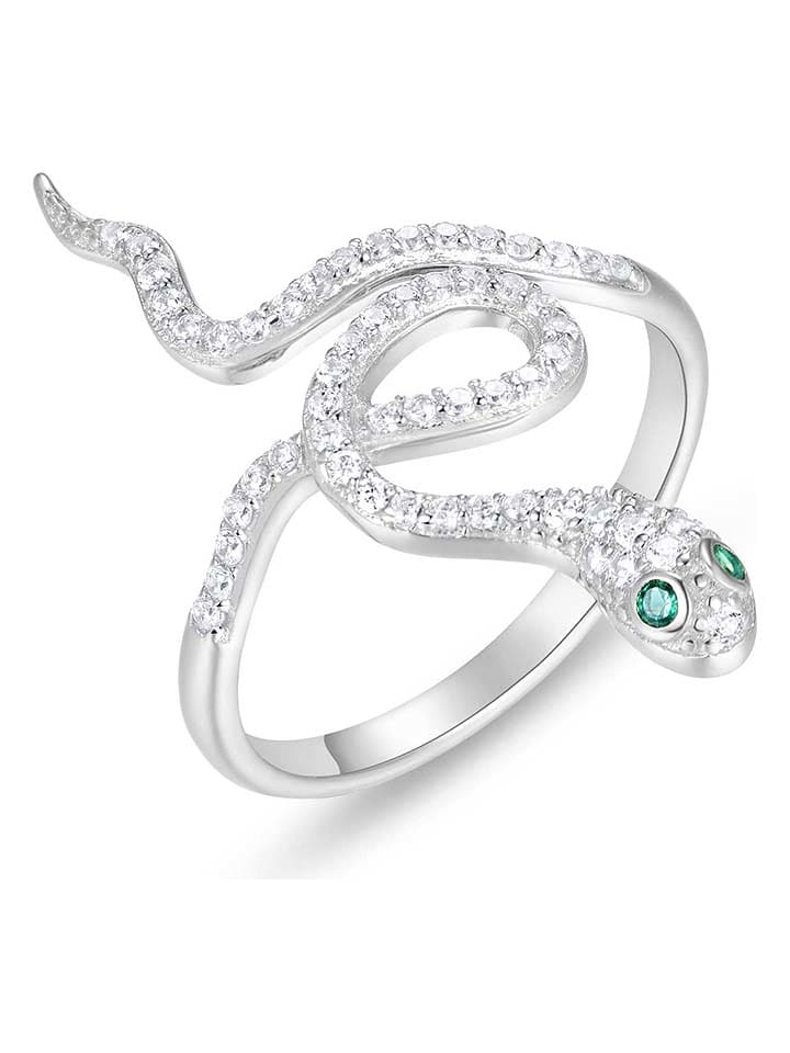 DI GIORGIO Srebrny pierścionek z cyrkoniami rozmiar: 52