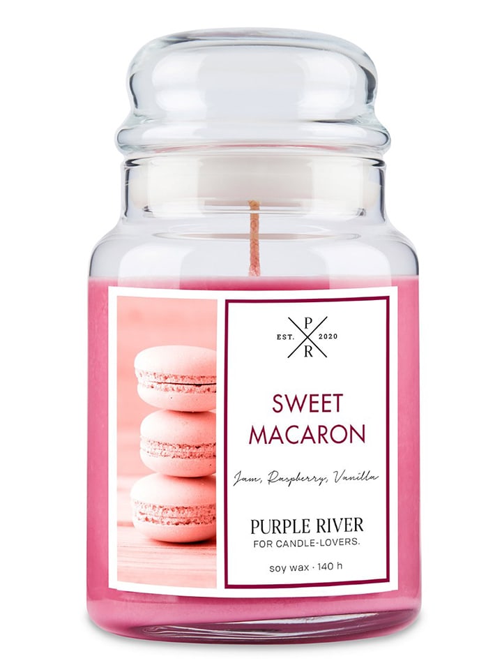 Purple River Świeca zapachowa "Sweet Macaron" - 623 g rozmiar: onesize