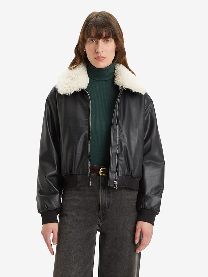 Levi's Kurtka przejściowa w kolorze czarnym rozmiar: L