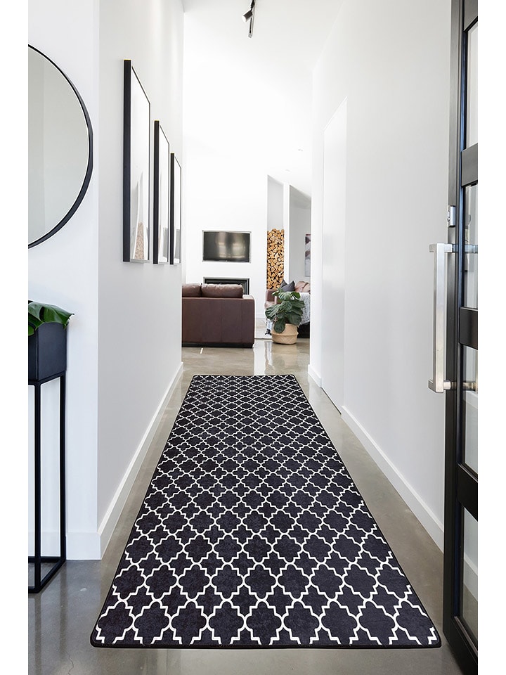 Mioli Dywan w kolorze czarno-białym rozmiar: 100x300 cm