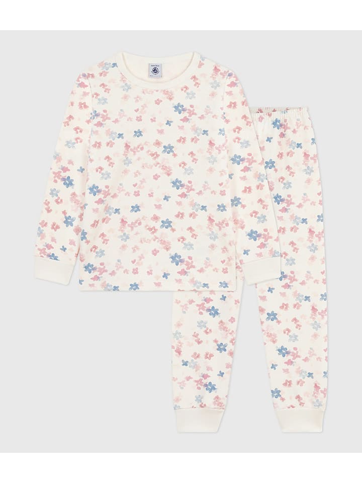 PETIT BATEAU Piżama w kolorze kremowym rozmiar: 140
