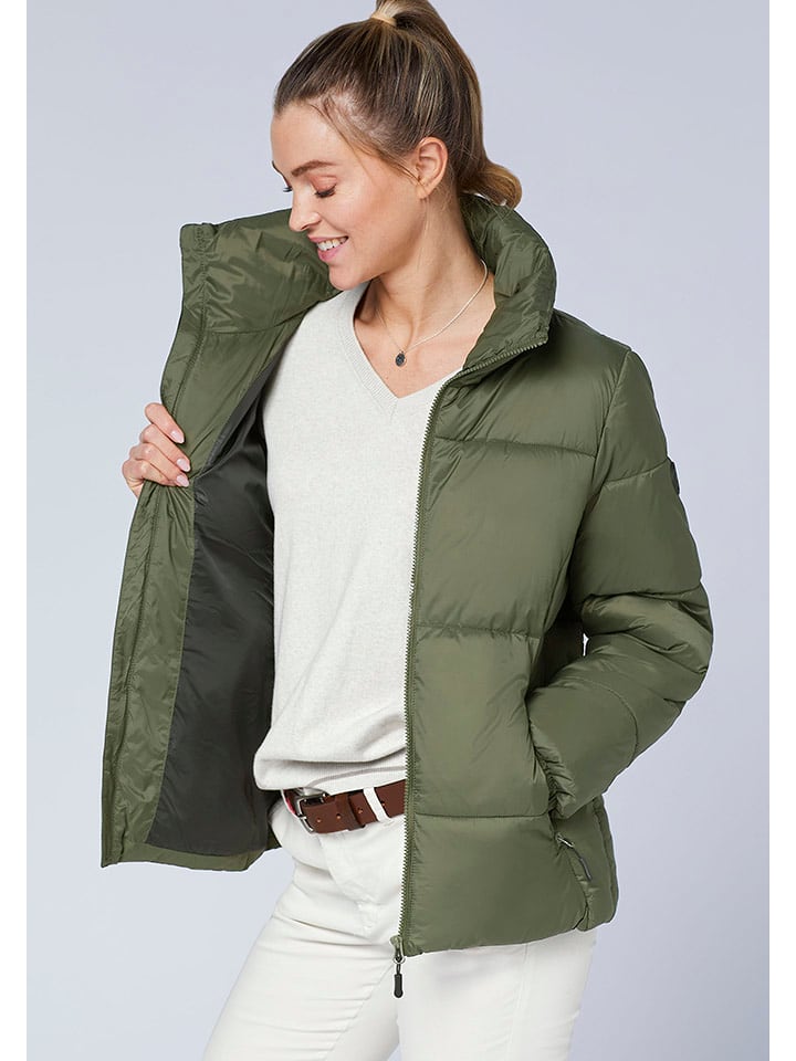 Polo Sylt Kurtka pikowana w kolorze zielonym rozmiar: XL