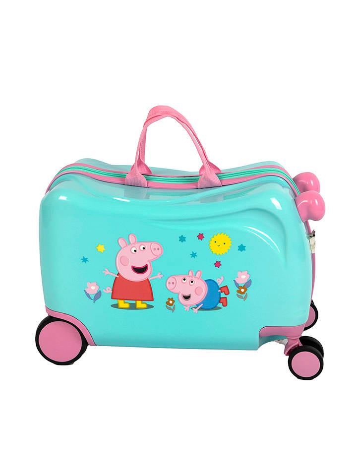 Peppa Pig Walizka "Świnka Peppa" w kolorze różowo-turkusowym - 41,5 x 31 x 21 cm rozmiar: onesize