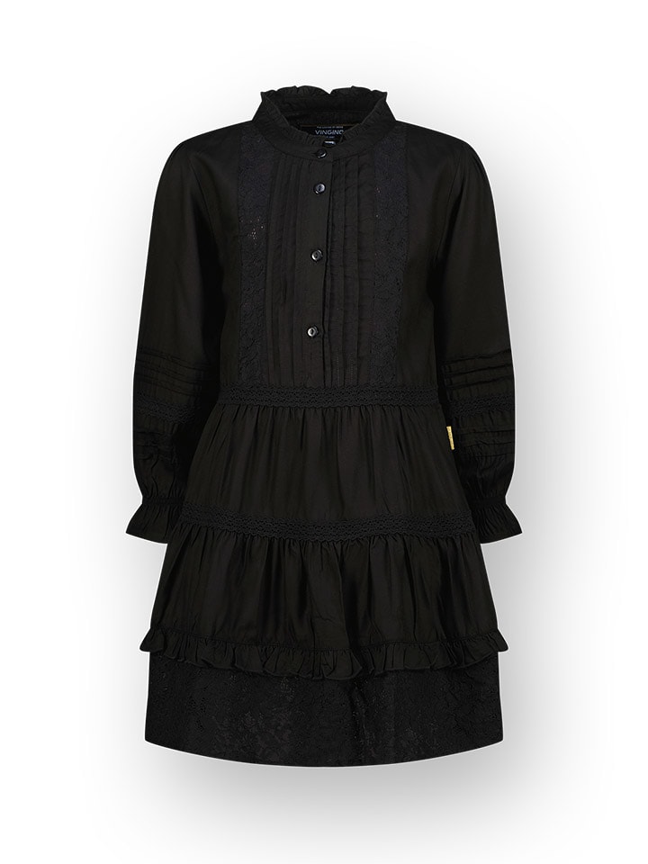 Vingino Sukienka "Pavina" w kolorze czarnym rozmiar: 104