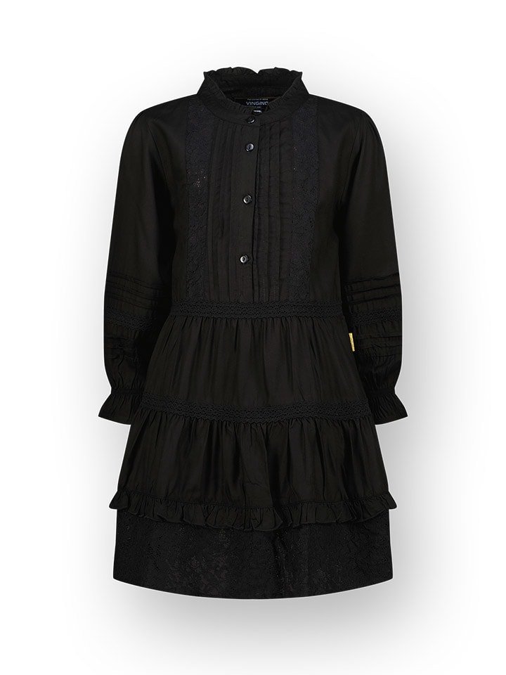 Vingino Sukienka "Pavina" w kolorze czarnym rozmiar: 104
