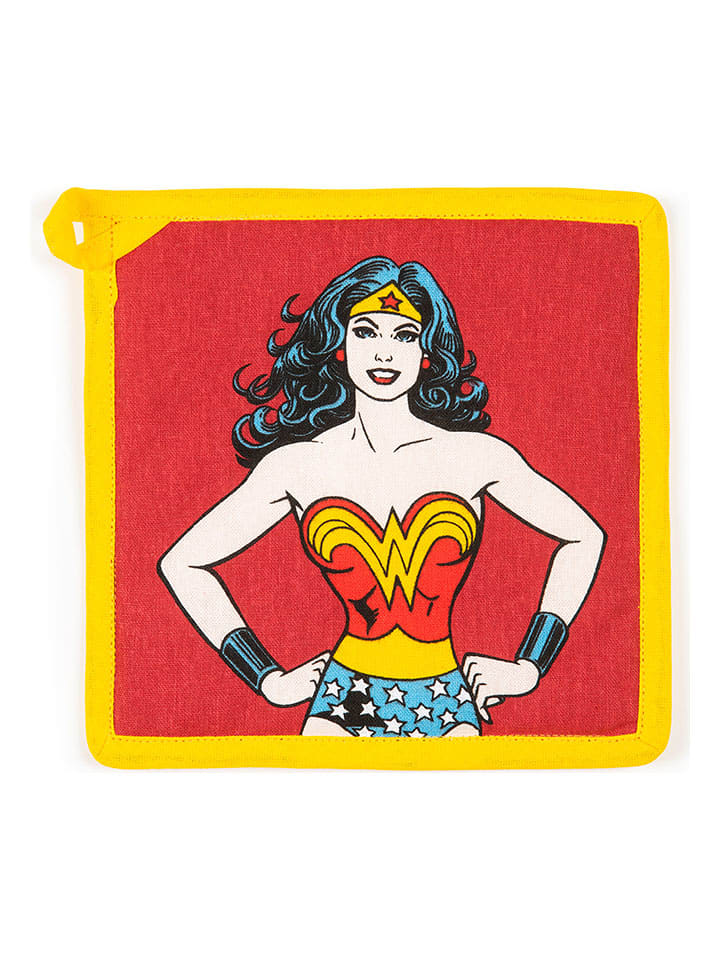 Trendy Kitchen by EXCÉLSA Łapka "Supereroi" w kolorze żółto-czerwonym - 20 x 20 cm rozmiar: onesize