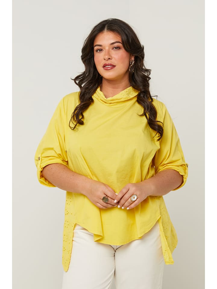 Curvy Lady Bluzka w kolorze żółtym rozmiar: 40/42