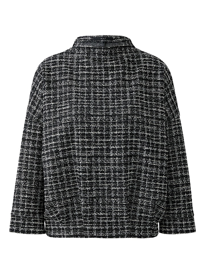 Oui Bluza w kolorze czarno-kremowym rozmiar: 38