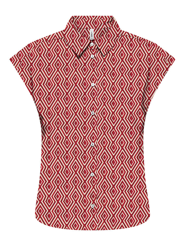 ONLY Koszula "Nova" w kolorze czerwonym rozmiar: S