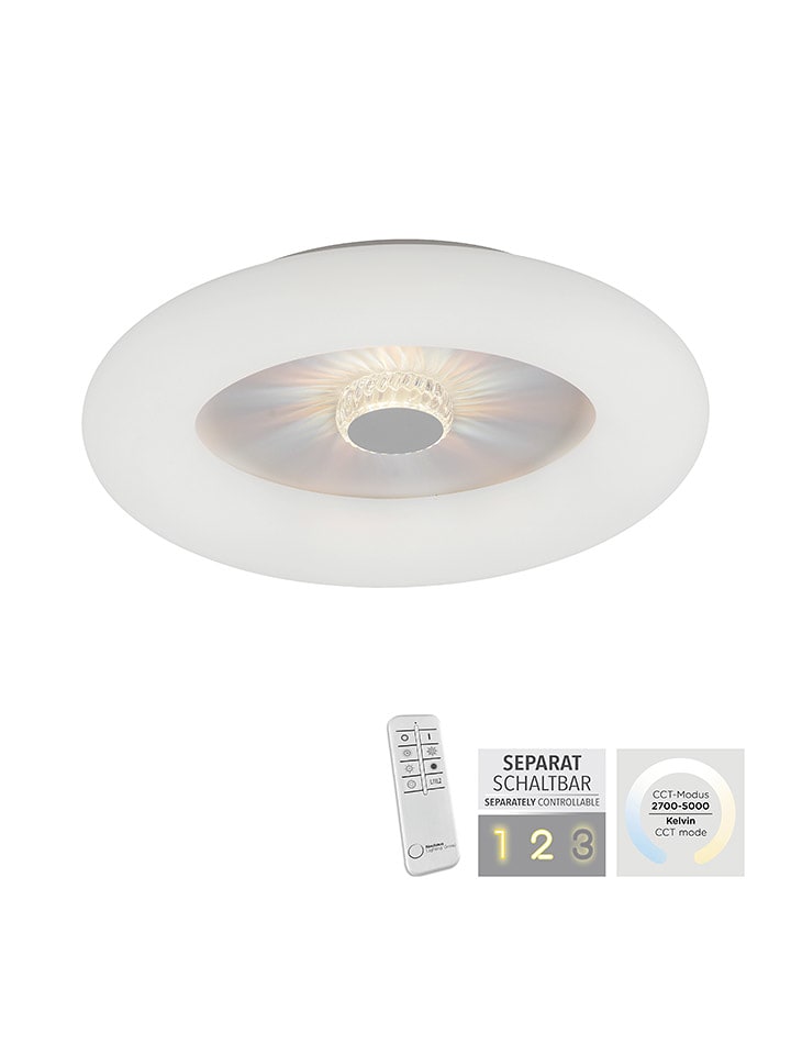Just Light Lampa sufitowa LED w kolorze białym - Ø 110 cm rozmiar: onesize