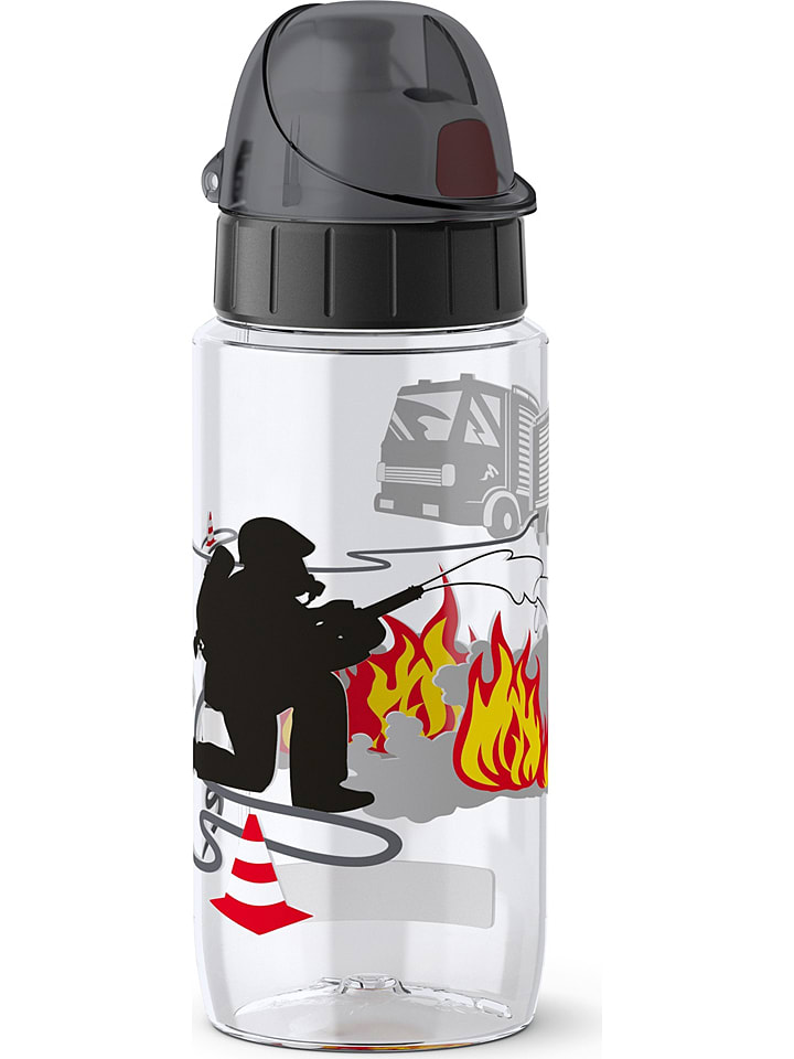 Emsa Bidon "Kids Tritan" w kolorze czarnym - 500 ml rozmiar: onesize