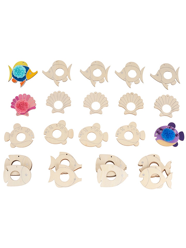 SUNNYSUE 35-częściowy zestaw rybek - 3+ rozmiar: onesize