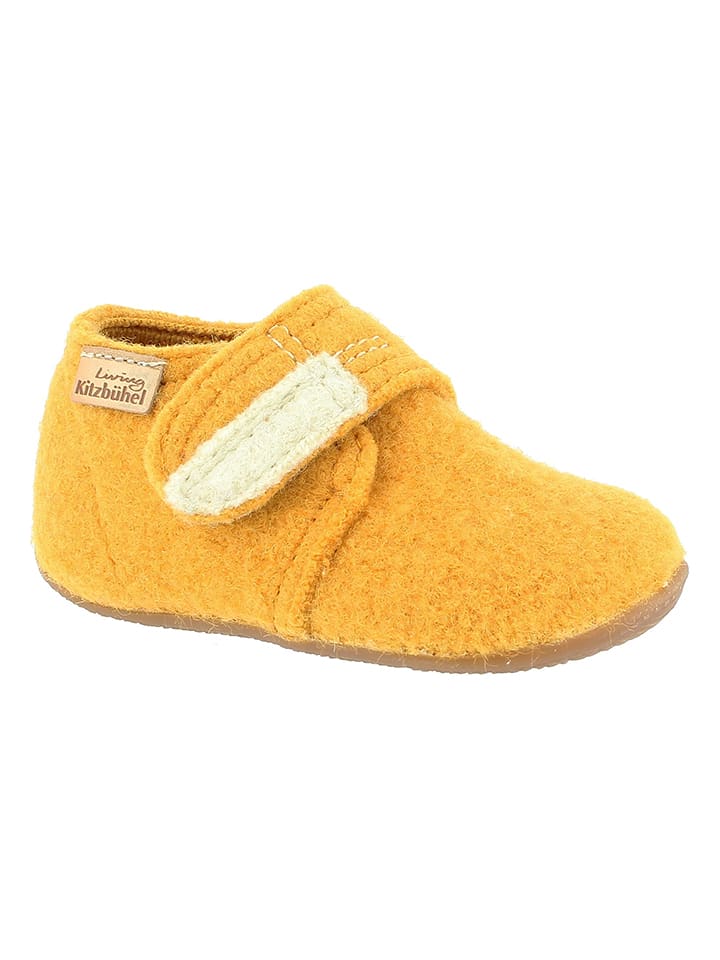 Living Kitzbühel Kapcie w kolorze żółtym rozmiar: 22
