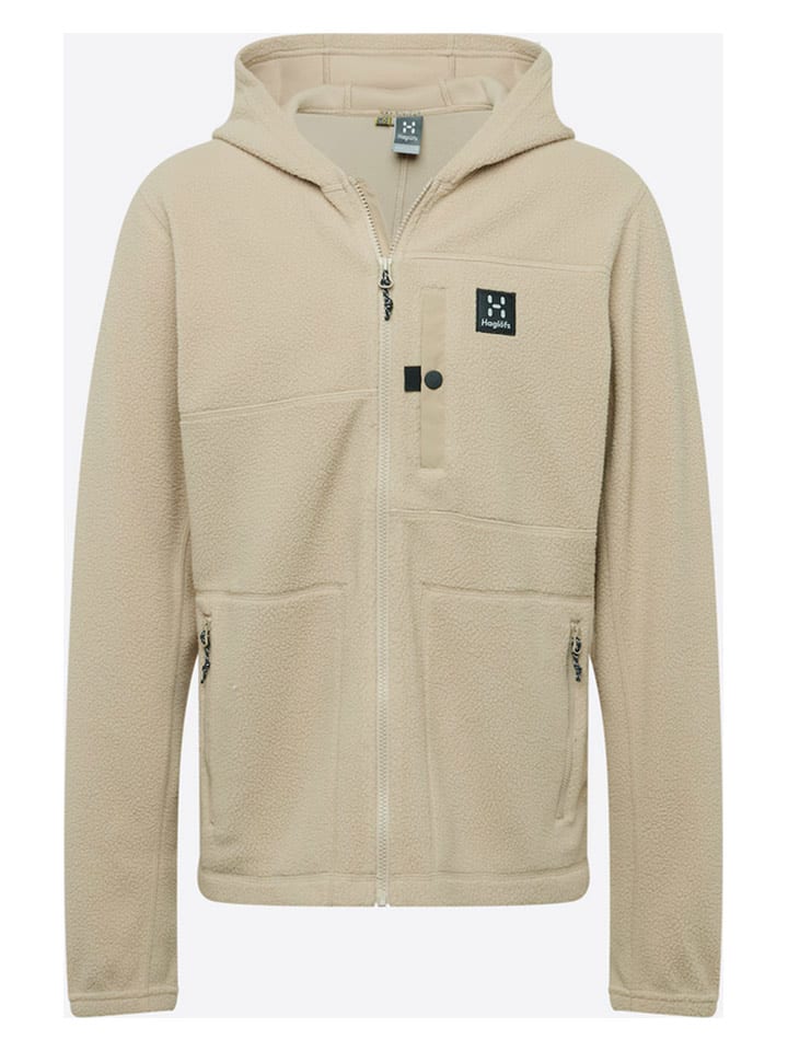 Haglöfs Kurtka polarowa "Malung Pile" w kolorze beżowym rozmiar: M