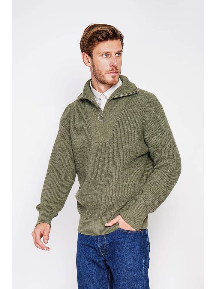 William de Faye Sweter w kolorze khaki rozmiar: 50