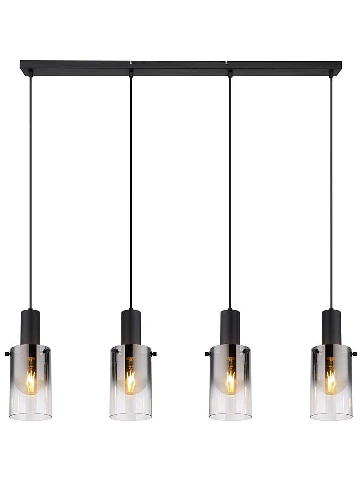 Globo lighting Lampa wisząca "Florentina" w kolorze czarno-szarym - szer. 102,5 cm rozmiar: onesize