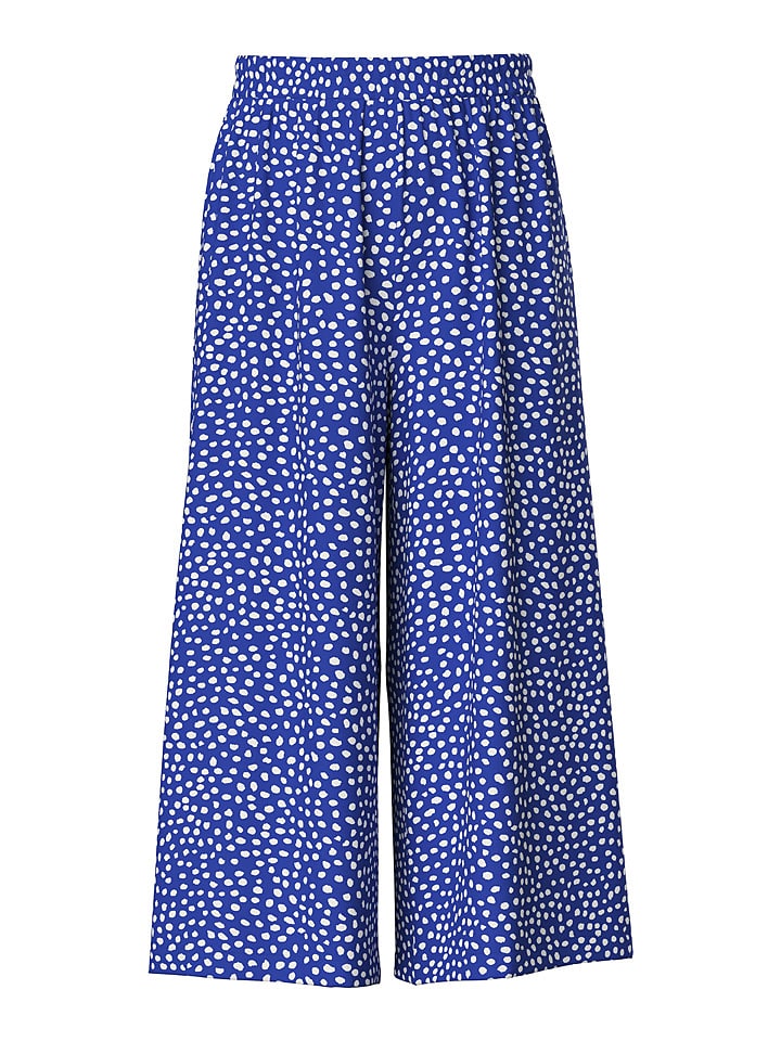 Pieces Kuloty "Nya" w kolorze niebiesko-białym rozmiar: M