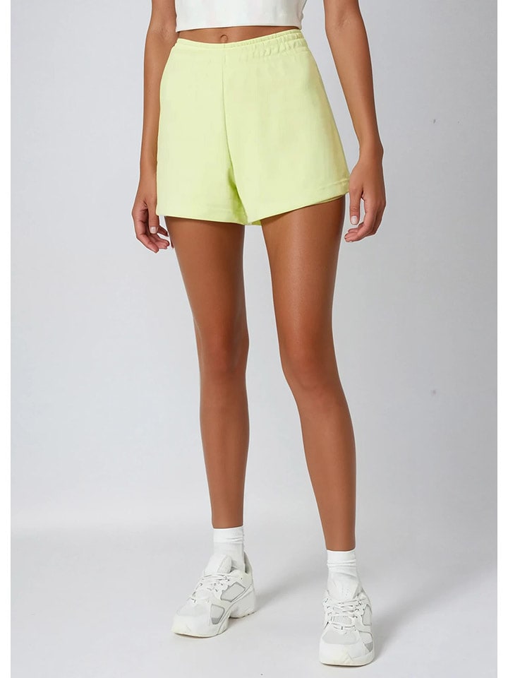 Weekday Szorty dresowe w kolorze żółtym rozmiar: M