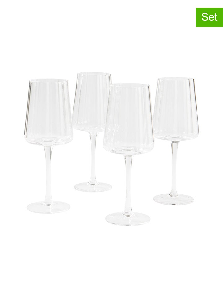 Jotex Kieliszki (4 szt.) "Nina" do wina - 340 ml rozmiar: onesize