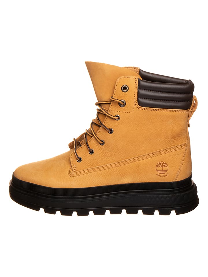 Timberland Skórzane botki "Ray City" w kolorze jasnobrązowym rozmiar: 38