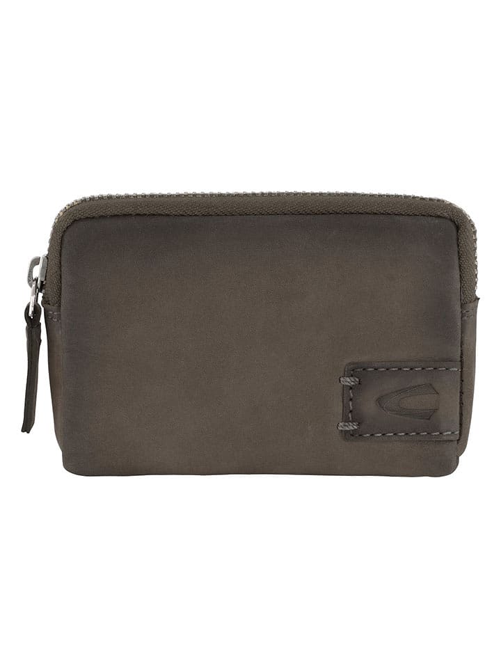 Camel Active Skórzane etui "Dallas" w kolorze szarym na klucze - 11 x 7,5 x 2,5 cm rozmiar: onesize