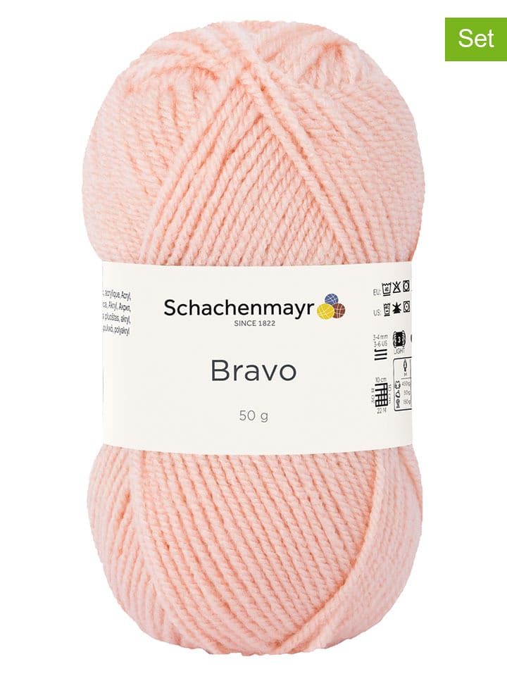 Schachenmayr since 1822 Przędza z tworzywa sztucznego (20 szt.) w kolorze jasnoróżowym - 20 x 50 g rozmiar: onesize