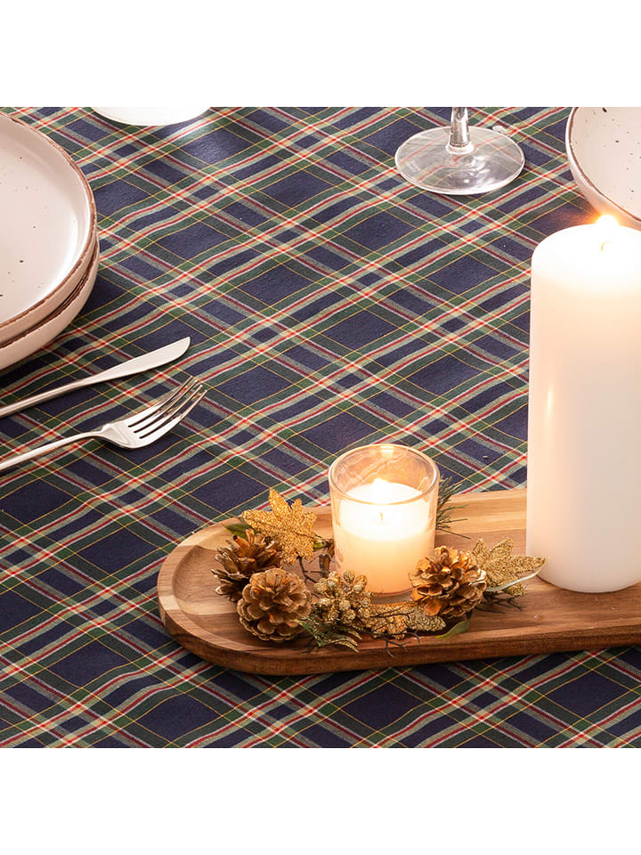 Mint Rugs Obrus "Naibi" w kolorze granatowym rozmiar: 140x240 cm