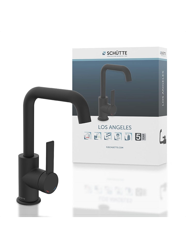 Schütte Bateria umywalkowa "Los Angeles" w kolorze czarnym rozmiar: onesize