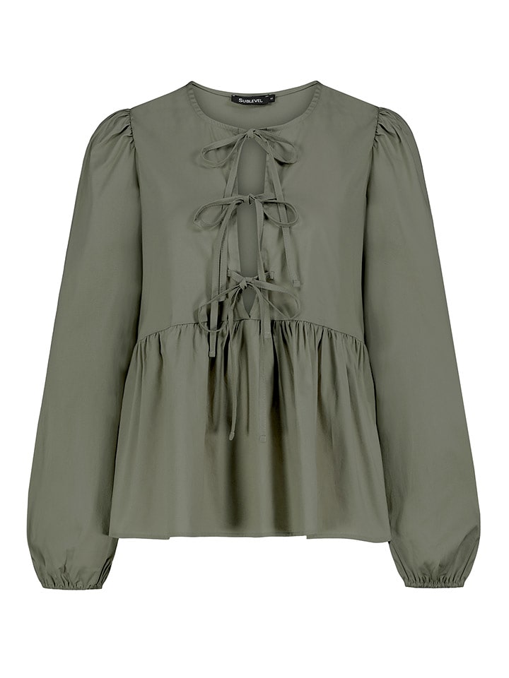 Sublevel Bluzka w kolorze oliwkowym rozmiar: M