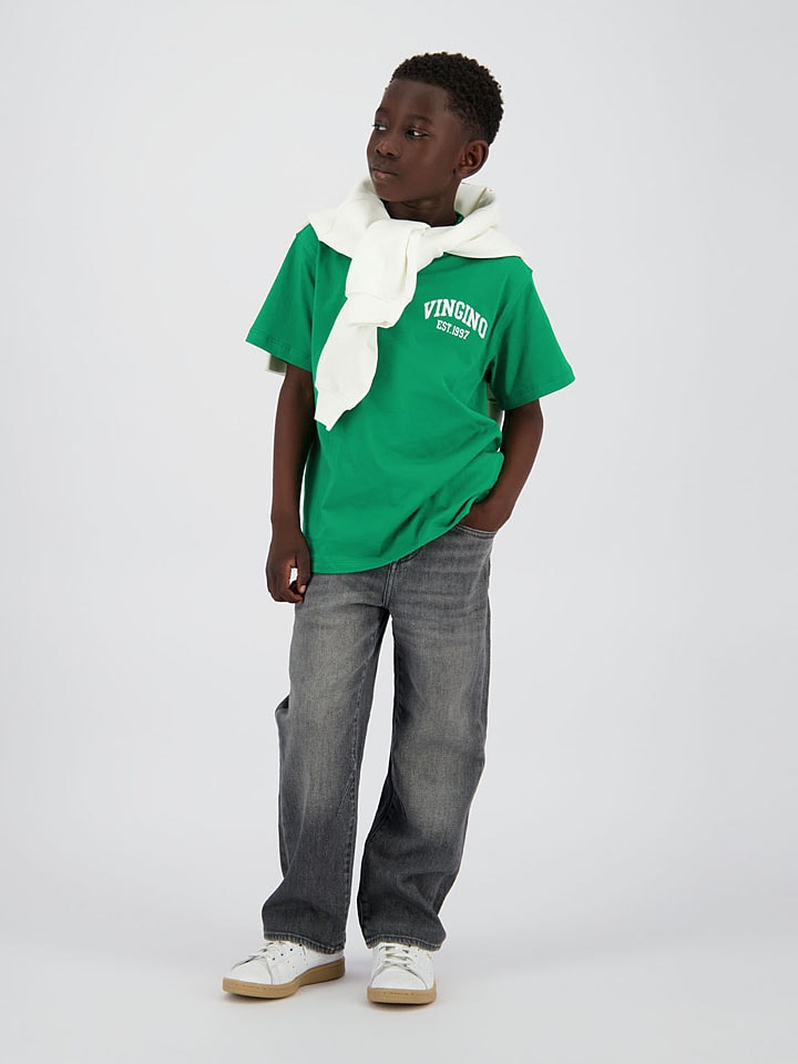 Vingino Dżinsy - Comfort fit - w kolorze szarym rozmiar: 128