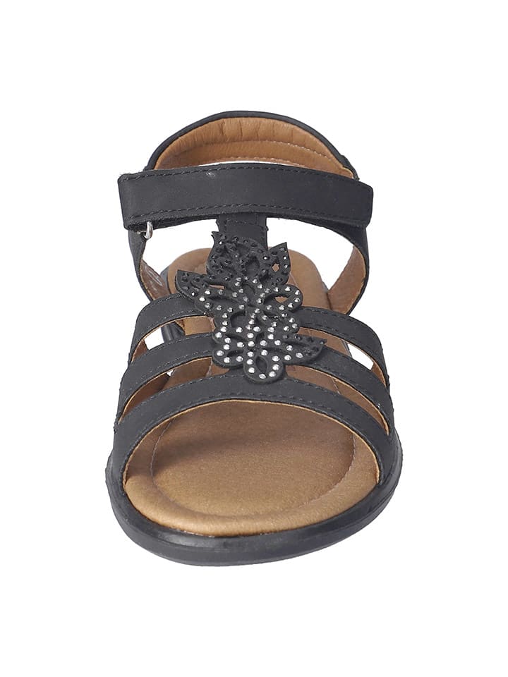 Ricosta Sandały "Amira" w kolorze czarnym rozmiar: 41