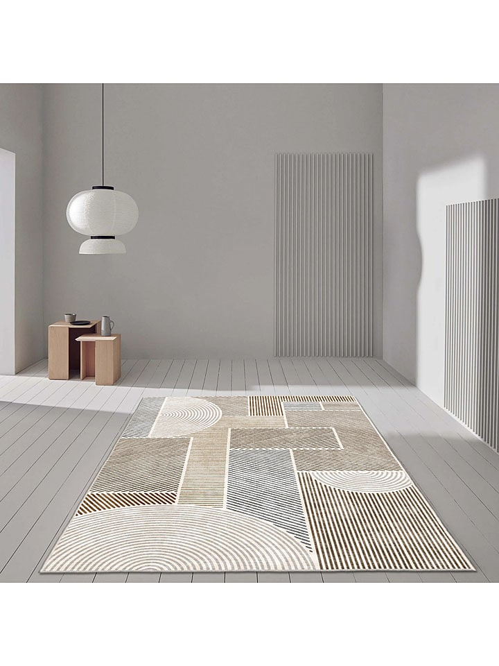 CARPET DIEM Dywan w kolorze beżowo-szarym rozmiar: 40x60 cm