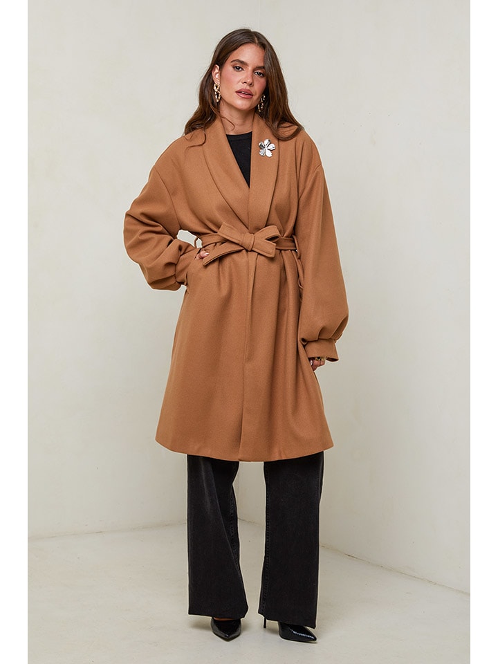 L'armoire de Suzette Płaszcz przejściowy w kolorze karmelowym rozmiar: 42