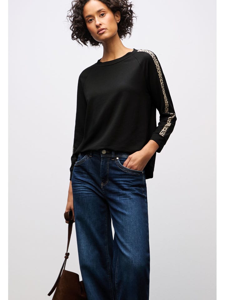 Street One Bluzka w kolorze czarnym rozmiar: 34
