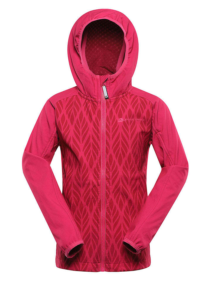 Alpine Pro Kurtka softshellowa w kolorze różowym rozmiar: 128/134