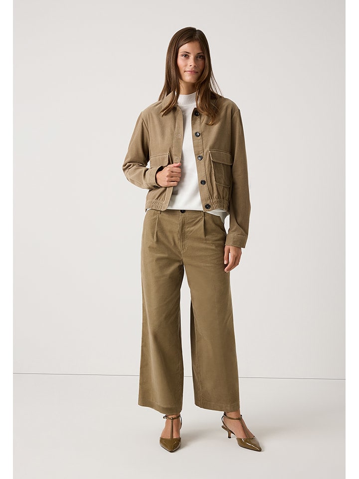 More & More Spodnie w kolorze jasnobrązowym rozmiar: 46