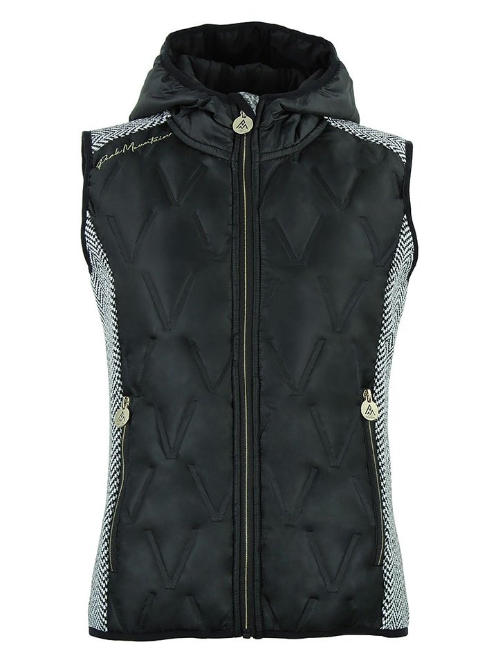 Peak Mountain Kamizelka polarowa "Antilope" w kolorze czarnym rozmiar: XL