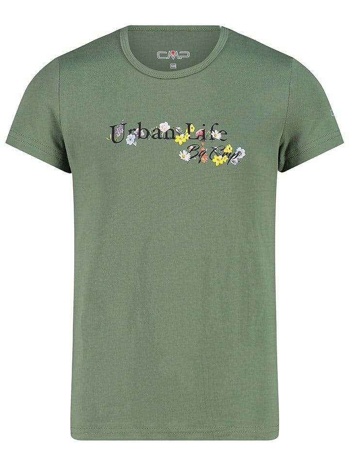 CMP Koszulka funkcyjna w kolorze zielonym rozmiar: 104