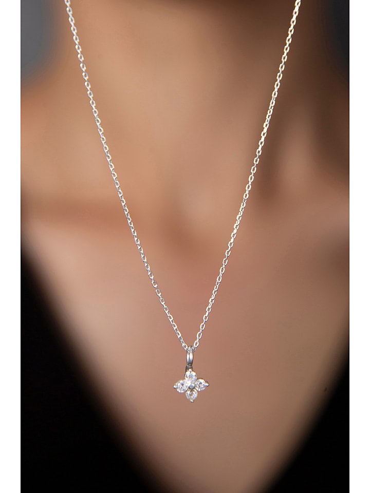 Lodie Silver Srebrny naszyjnik z zawieszką - dł. 43 cm rozmiar: onesize