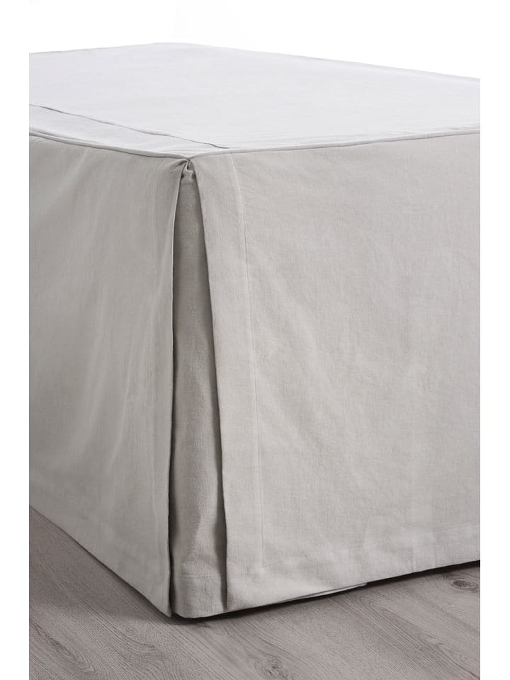 Ellos Home Falbana "Shelby" w kolorze szarym na łóżko rozmiar: 90x200 cm