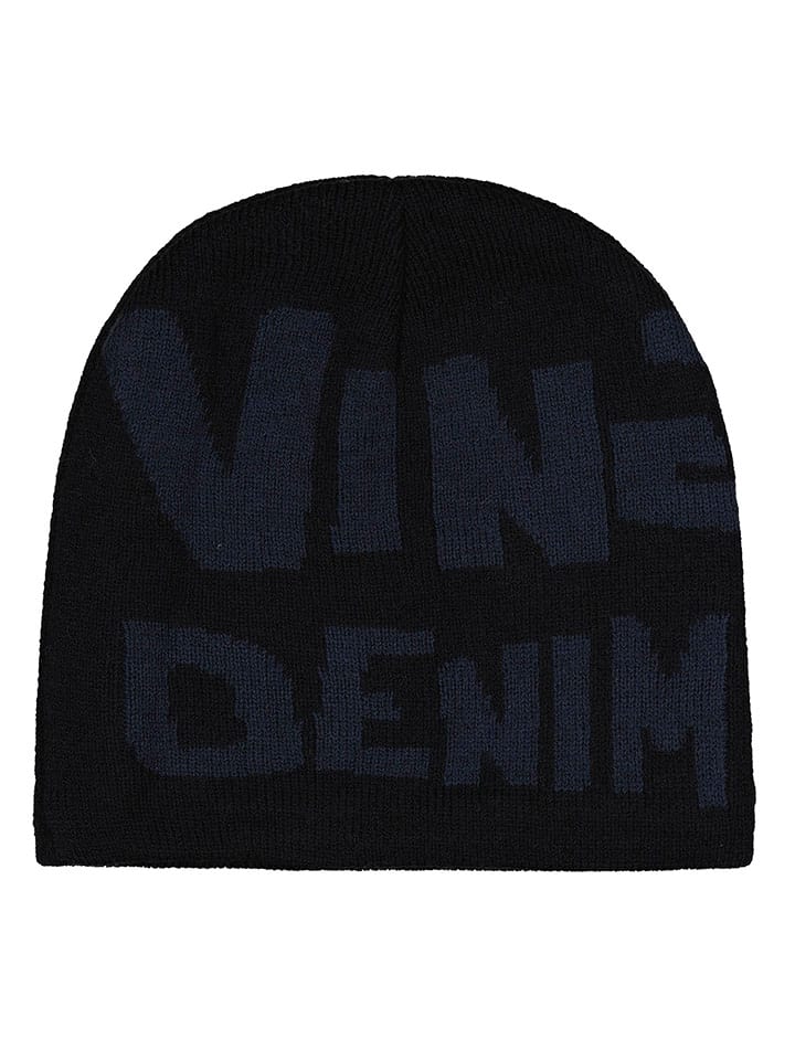 Vingino Czapka "Vova" w kolorze czarno-granatowym rozmiar: 122-140