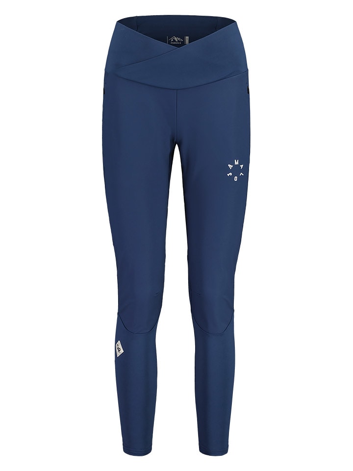 Maloja Legginsy funkcyjne "ArayaM" w kolorze granatowym rozmiar: M