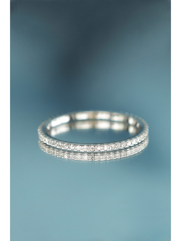 DIAMANTA Złoty pierścionek "Belle Alliance Tour Complet" z diamentami rozmiar: 60