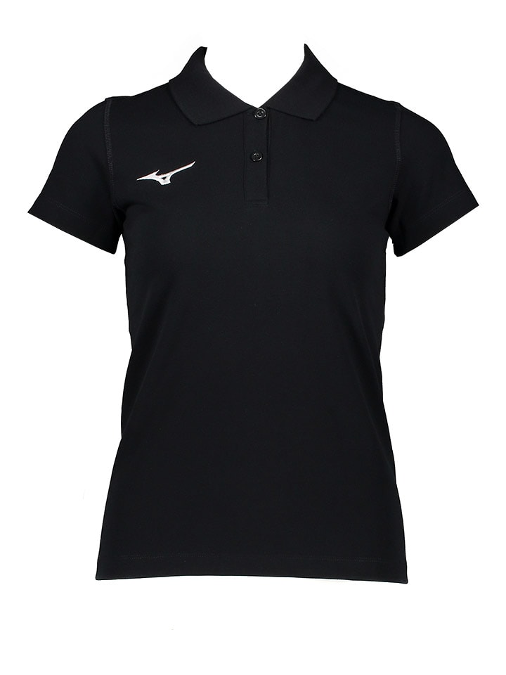Mizuno Koszulka polo "Shizuoka" w kolorze czarnym rozmiar: L